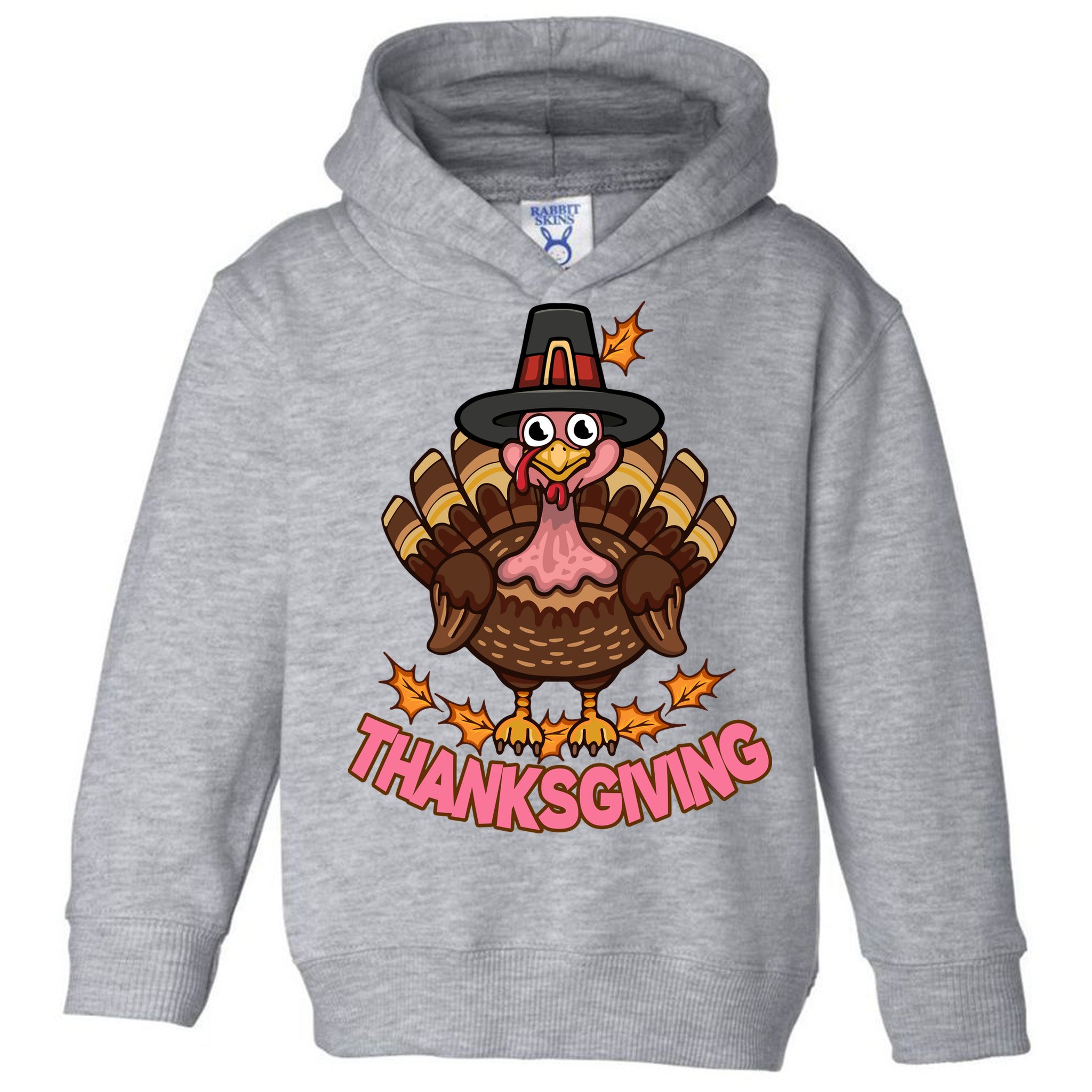 Thanksgiving Turkey Cute Holiday Toddler Hoodie