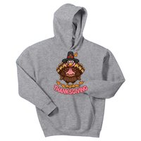 Thanksgiving Turkey Cute Holiday Kids Hoodie