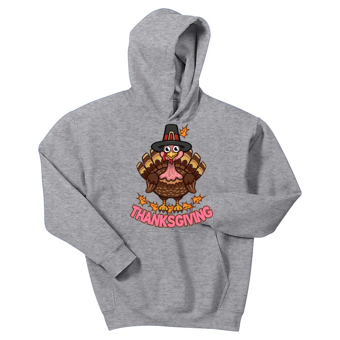 Thanksgiving Turkey Cute Holiday Kids Hoodie