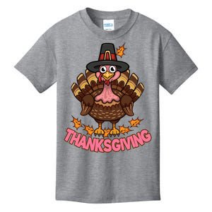 Thanksgiving Turkey Cute Holiday Kids T-Shirt