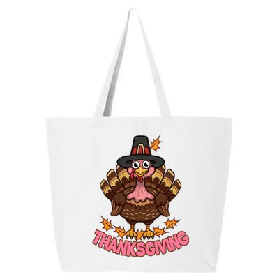 Thanksgiving Turkey Cute Holiday 25L Jumbo Tote