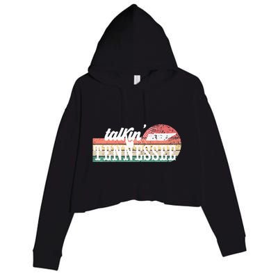 Talkin Tennessee Country Music Concert Group Crop Fleece Hoodie