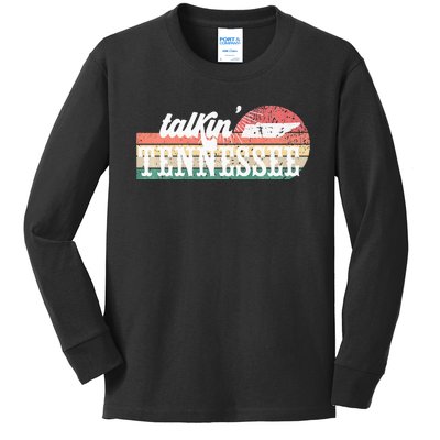 Talkin Tennessee Country Music Concert Group Kids Long Sleeve Shirt