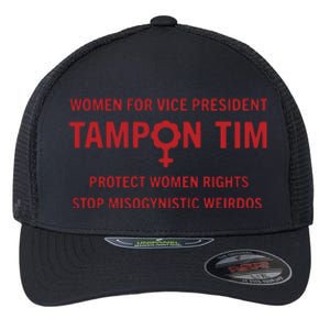 Tampon Tim Crewneck Women For Vice President Tim Walz Flexfit Unipanel Trucker Cap