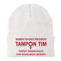 Tampon Tim Crewneck Women For Vice President Tim Walz Knit Cap Winter Beanie