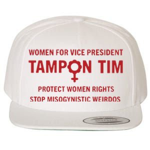 Tampon Tim Crewneck Women For Vice President Tim Walz Wool Snapback Cap