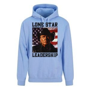 Texan Trump Cow Hat Us Flag Southern Lone Star Leadership Unisex Surf Hoodie