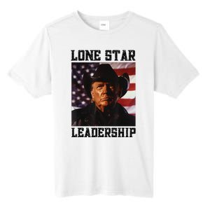 Texan Trump Cow Hat Us Flag Southern Lone Star Leadership Tall Fusion ChromaSoft Performance T-Shirt