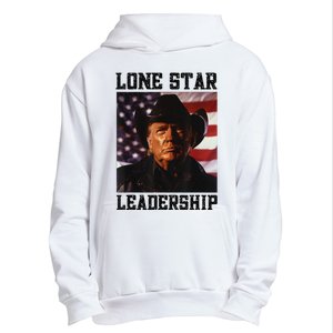 Texan Trump Cow Hat Us Flag Southern Lone Star Leadership Urban Pullover Hoodie