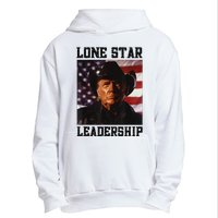 Texan Trump Cow Hat Us Flag Southern Lone Star Leadership Urban Pullover Hoodie