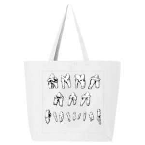 The Tooth Canvas Premium 25L Jumbo Tote