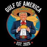 Trump Tacos Cinco De Mayo Gulf Of Us America Est 2025 Womens T-Shirt
