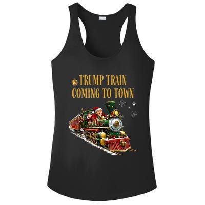 Trump Train Coming To Town Ladies PosiCharge Competitor Racerback Tank