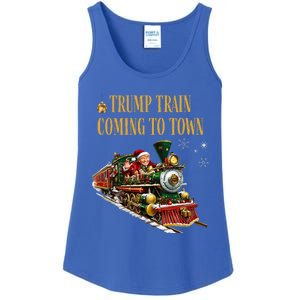 Trump Train Coming To Town Ladies Essential Tank