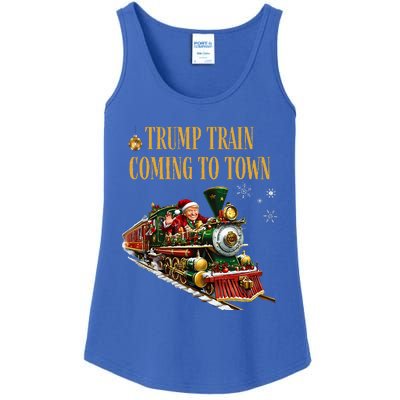 Trump Train Coming To Town Ladies Essential Tank