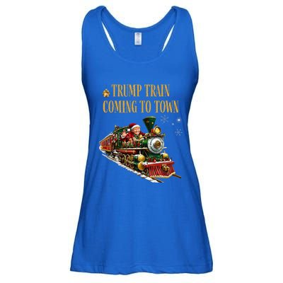 Trump Train Coming To Town Ladies Essential Flowy Tank