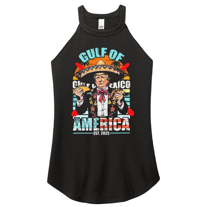 Trump Tacos Cinco De Mayo Gulf Of Us America Est 2025 Women's Perfect Tri Rocker Tank