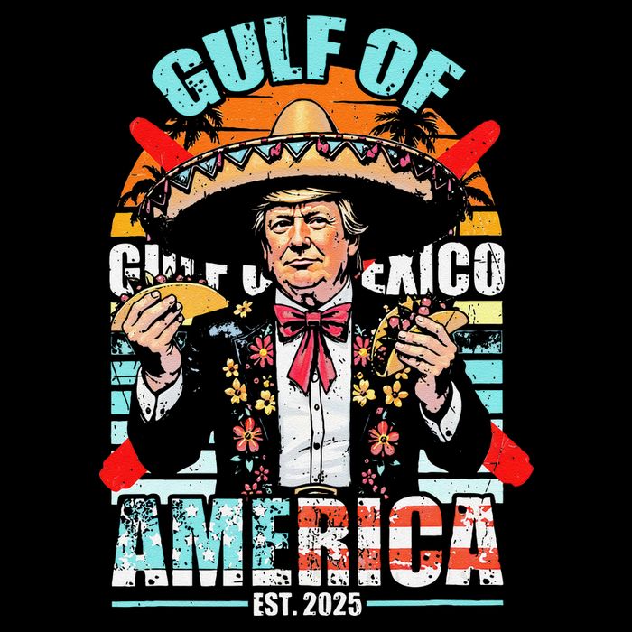 Trump Tacos Cinco De Mayo Gulf Of Us America Est 2025 Wool Snapback Cap