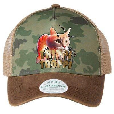 Trippi Troppi Cat Funny Meme Brainrot Humor Gen Z Legacy Tie Dye Trucker Hat