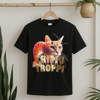 Trippi Troppi Cat Funny Meme Brainrot Humor Gen Z T-Shirt