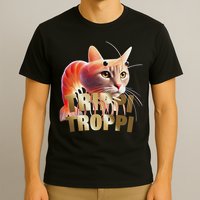 Trippi Troppi Cat Funny Meme Brainrot Humor Gen Z T-Shirt