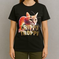 Trippi Troppi Cat Funny Meme Brainrot Humor Gen Z T-Shirt