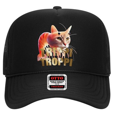 Trippi Troppi Cat Funny Meme Brainrot Humor Gen Z Trucker Hat