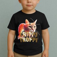 Trippi Troppi Cat Funny Meme Brainrot Humor Gen Z Toddler T-Shirt
