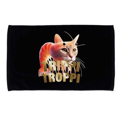 Trippi Troppi Cat Funny Meme Brainrot Humor Gen Z Microfiber Hand Towel