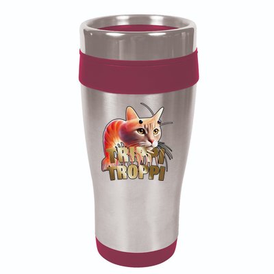 Trippi Troppi Cat Funny Meme Brainrot Humor Gen Z 16oz Travel Tumbler