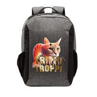 Trippi Troppi Cat Funny Meme Brainrot Humor Gen Z Vector Backpack