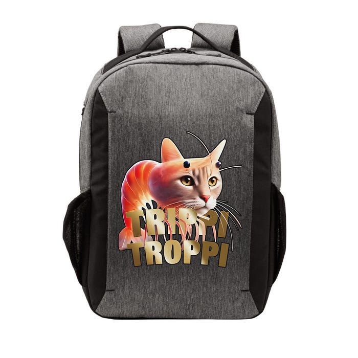 Trippi Troppi Cat Funny Meme Brainrot Humor Gen Z Vector Backpack