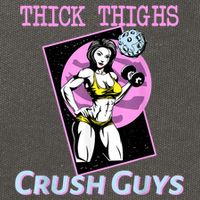 Thick Thighs Crush Guys Weightlifting Bodybuilding Gym Cotton Canvas Backpack