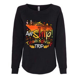 Thanksgiving Trip Cruise Matching Team Womens California Wash Sweatshirt