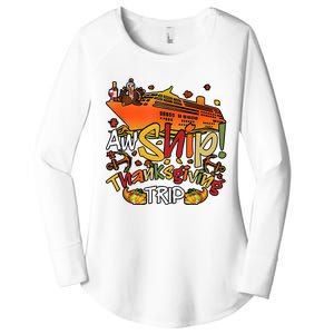 Thanksgiving Trip Cruise Matching Team Women's Perfect Tri Tunic Long Sleeve Shirt