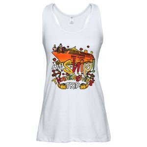 Thanksgiving Trip Cruise Matching Team Ladies Essential Flowy Tank