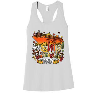 Thanksgiving Trip Cruise Matching Team Women's Racerback Tank