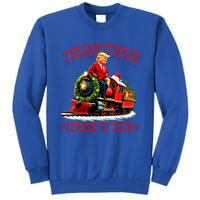 Trump Train Christmas Coming To Town Santa Sweatshirt