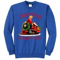 Trump Train Christmas Coming To Town Santa Tall Sweatshirt