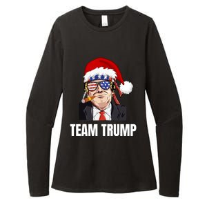 Team Trump Christmas Pajama Dear Santa All I Want Is A New Gift Womens CVC Long Sleeve Shirt