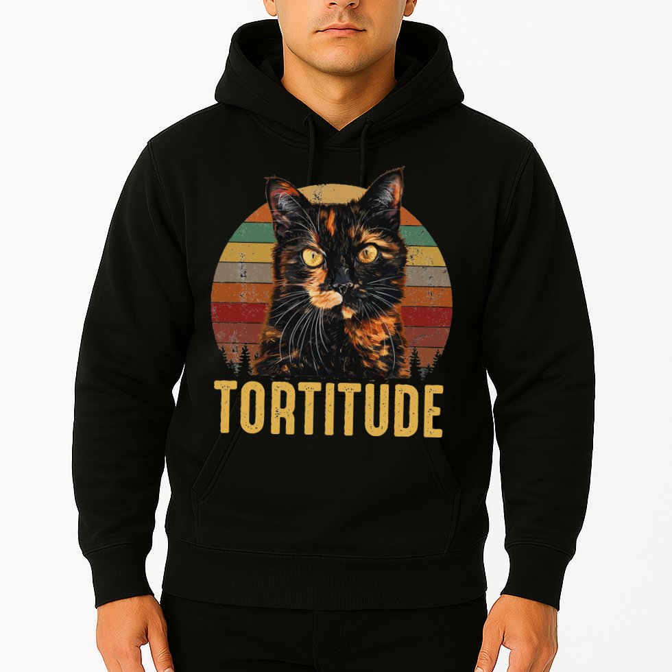 Tortitude Tortoiseshell Cat Hoodie