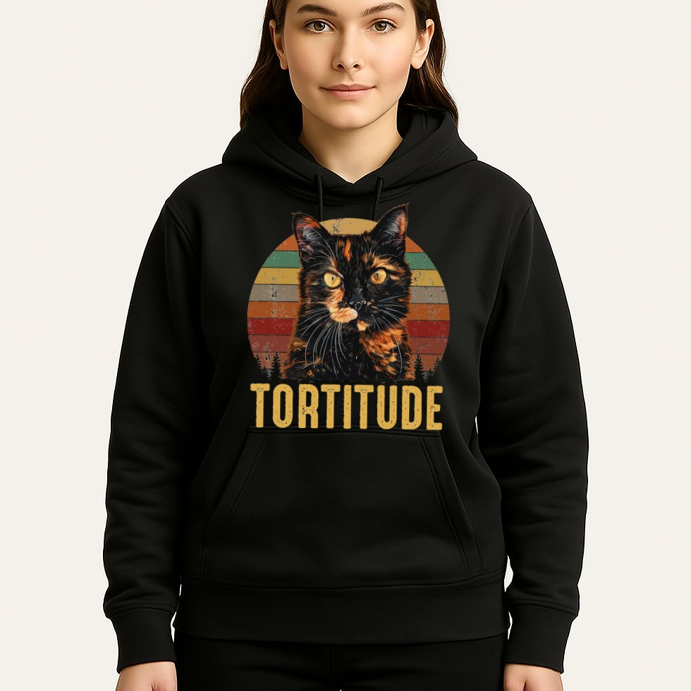 Tortitude Tortoiseshell Cat Hoodie