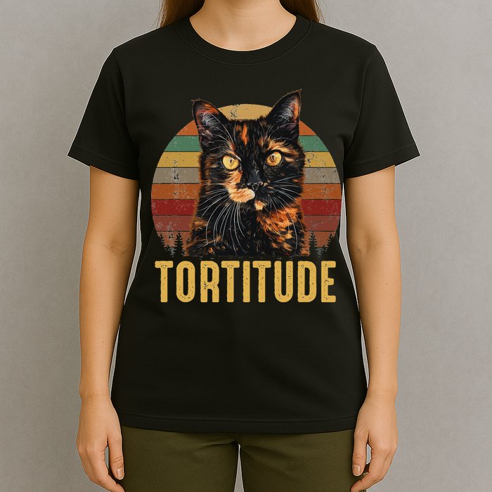 Tortitude Tortoiseshell Cat T-Shirt