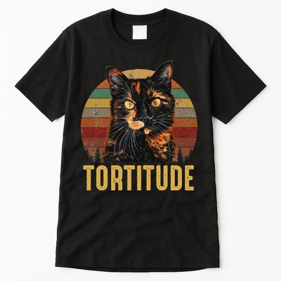 Tortitude Tortoiseshell Cat Tall T-Shirt