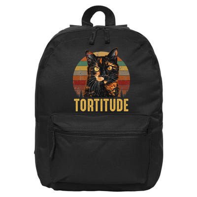 Tortitude Tortoiseshell Cat 16 in Basic Backpack