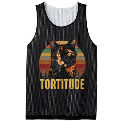 Tortitude Tortoiseshell Cat Mesh Reversible Basketball Jersey Tank