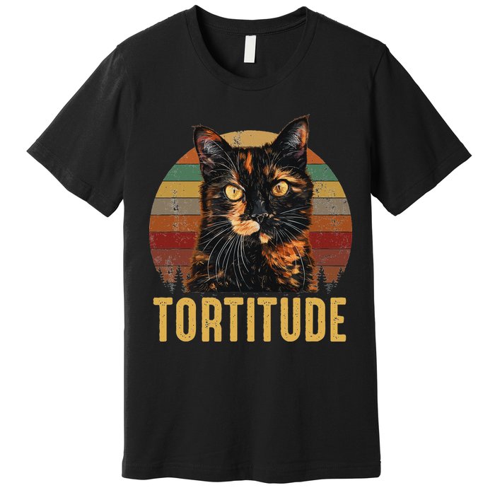 Tortitude Tortoiseshell Cat Premium T-Shirt