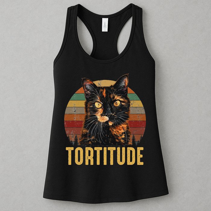 Tortitude Tortoiseshell Cat Womens Tank Top