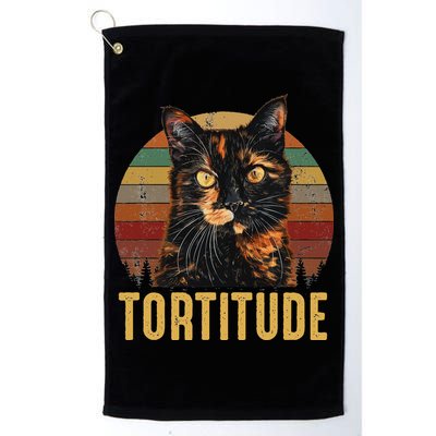 Tortitude Tortoiseshell Cat Golf Towel