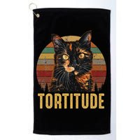Tortitude Tortoiseshell Cat Golf Towel